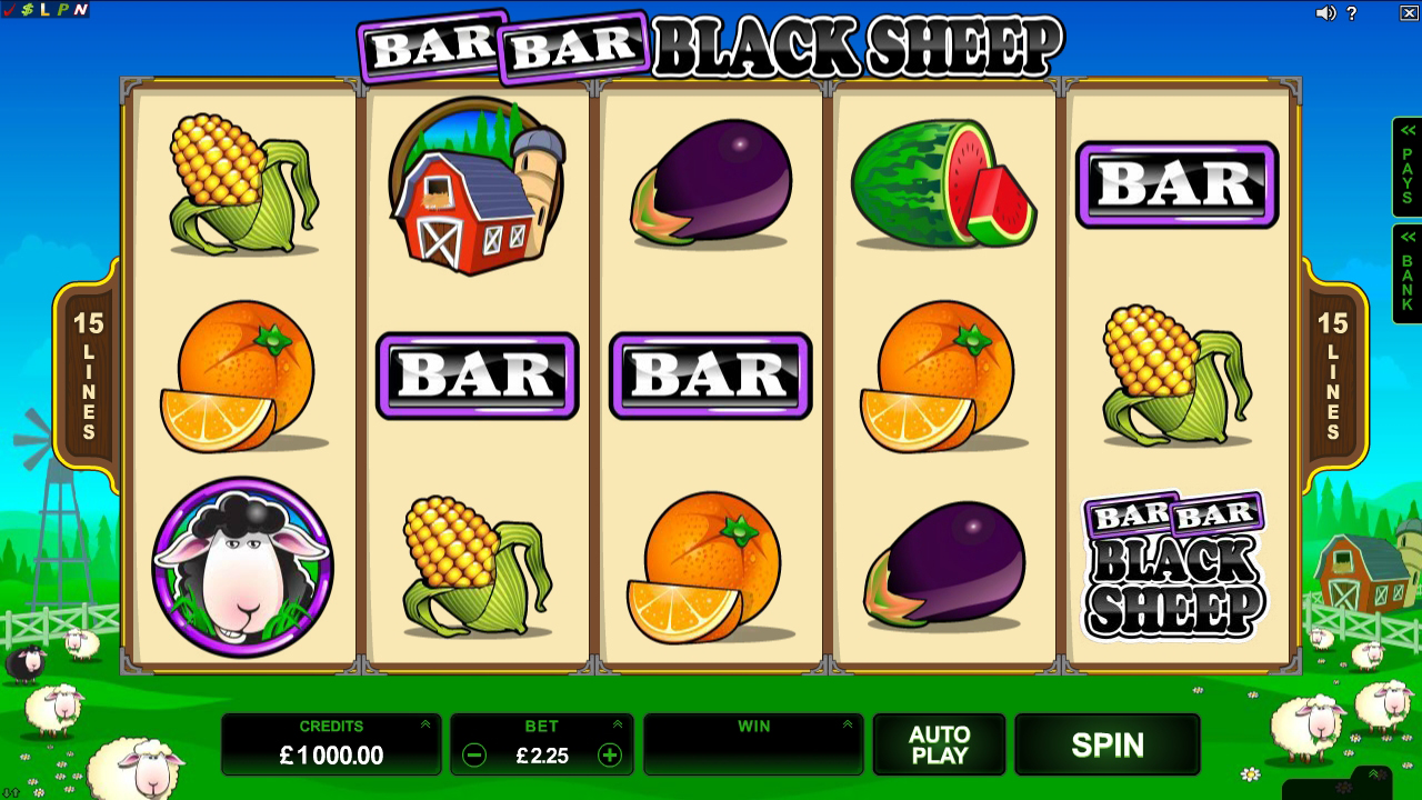 BarBarBlackSheep Online Slot Game Base